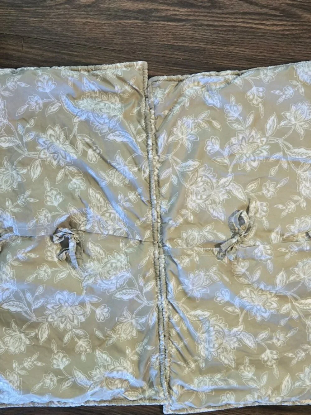 Shabby Chic/Cottagecore Style Pastel Floral Quilted Pillow Shams